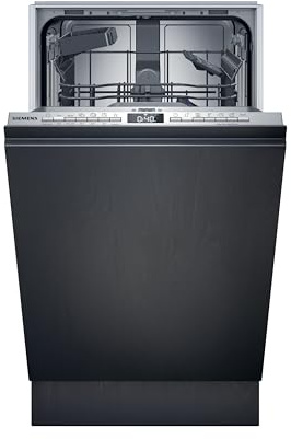 Siemens SR93EX25LE iQ300 Vollintegrierter Geschirrspüler, 45 cm, varioSpeed Plus, autoOpen dry, Home Connect, varioFlex Korbsystem, varioScharnier, 44 dB