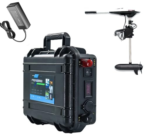 HJGHY 12v,80Ah, Batteries de Propulsion pour Bateaux électriques au Lithium 12 V, 24 V, 48 V, 60 Ah, 80 Ah, 100 Ah, 120 Ah, 150 Ah, 200 Ah, pour hélices de Bateaux de pêche