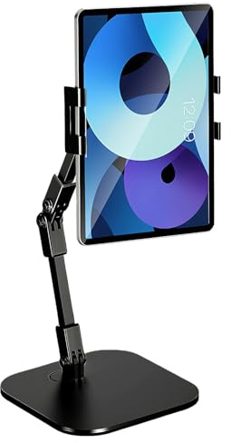 Handyhalter Für Schreibtisch - Faltbar Teleskopisch Verstellbarer Winkel Zubehör,Verstellbarer Handyständer,Für Büros Reisen Ansehen Videoaufnahme Live-Streaming Anrufen Zuhause Fitness Training