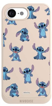 Handyhülle für Apple iPhone 16e Hülle kompatibel mit MagSafe NIVOpure Case Sand Lilo & Stitch Offizielles Lizenzprodukt Disney