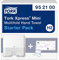 Tork Xpress Pack de démarrage pour mini distributeur murale d'essuie-mains interfoliés blanc H2, distribution feuille à feuille, distributeur et 1 consommable, 952100