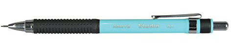 GEOtec Druckbleistift, Drehbleistift Feinminenstift Studio Pen, 0,5 mm, HB, hellblau