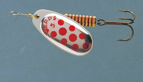 Spinner - Mepps Comet Decorée silber/rot Gr.3 - 6,50g