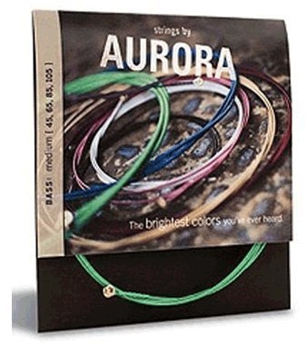 Aurora AURAQ9-42 Cuerdas de guitarra eléctrica de color premium, Aqua, 9-42