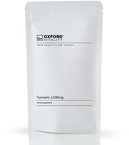 Turmeric Tablets | High Strength 2,500mg | 95% Curcumin Supplement | for Inflammation Digestive Health & Joint Support | Made in The UK - Oxford Vitality