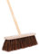 BawiTec Piassavabesen inkl. Stiel,Breite 40cm,Holzstiel Länge 160cm Ø28mm,Besen mit Stielloch,sehr robust,Lange Harte Piassava-Borsten,Kehrbesen,Fegebesen,für Baustellen,Garten etc.