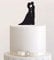 Tortenfigur Hochzeit #2 Acryl Harz Acryl Schwarz Schwarz