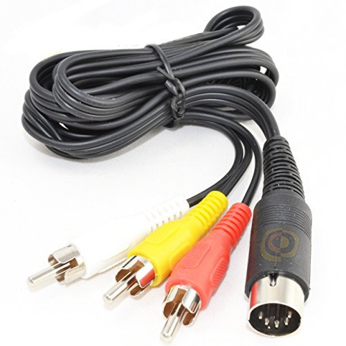 ATARI 800, 800XL,1200XL, 65XE & 130XE TV Audio/Video RCA Cable by CoolNovelties