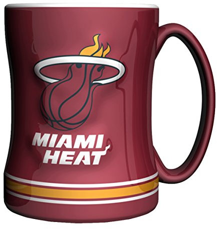 NBA Miami Heat Sculpted Relief Tasse, 400 ml