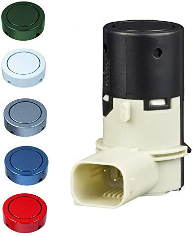 TeileFux24 Parksensor PDC Wagenfarbe passend für BMW 5er E60 E61 incl. Touring mit M-Paket M5 HINTEN (WA68 Platin-Grau)