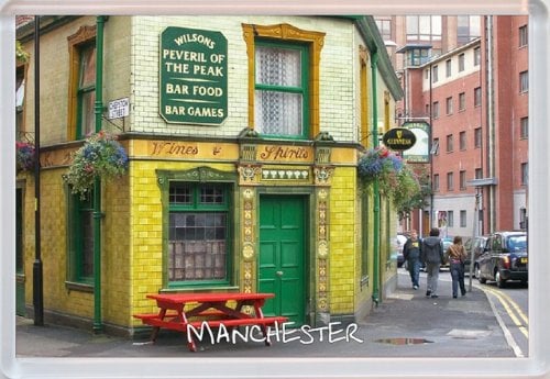 Manchester - Jumbo Fridge Magnet