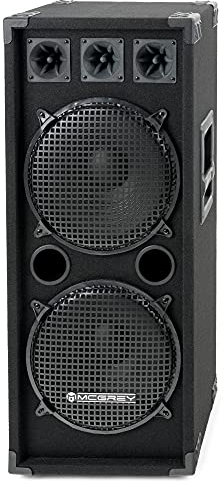 McGrey DJ-2222 Altoparlante Disco DJ-Box, 1000 W