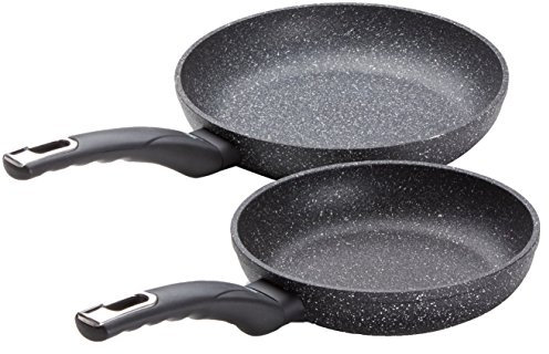 ELO Pfanne, Aluminium, Schwarz, 2 tlg (20cm und 24cm)
