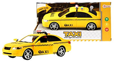 Toi-Toys - Super Yellow Taxi Figur, 24050A, Mehrfarbig
