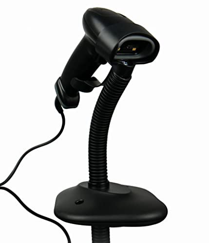 Auto USB Professional QR, 1D / 2D-Barcode-Scanner HD610A HDWR mit Ständer/Barcode-Scanning Barcode-Reader, QR-Code, Aztec, Maxicode, Data Matrix