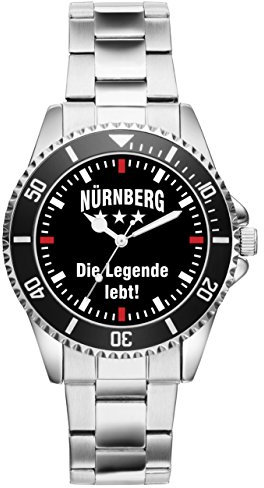 KIESENBERG - Nürnberg Geschenk Artikel Idee Fan Uhr 2310