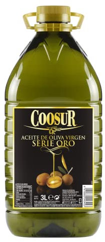 COOSUR - Aceite de Oliva Virgen Serie Oro - Garrafa 3 Litros