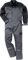 Fristads 100807 Arbeitsanzug Kansas Workwear Gr. M, grau / schwarz