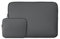 RAINYEAR 14 Pouces Housse Ordinateur Portable de Protection avec Accessoires Pochette Compatible pour 13,9-14,1 Pouces Notebook Tablette Ultrabook Chromebook(Gris)