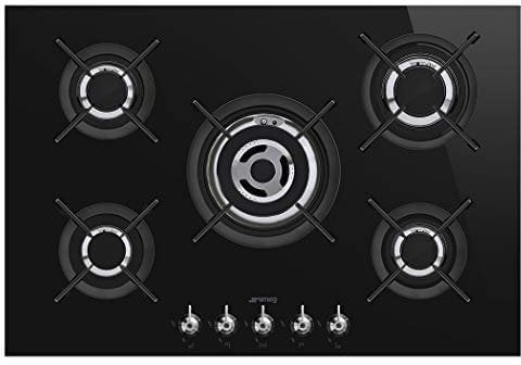 SMEG Gaskochfeld CLASSICA - PV375CN, Schwarz