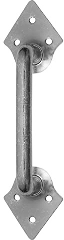 Pollmann®Baubeschläge 2319000 Stalltürgriff 145 x Ø 15 mm hell verzinkt