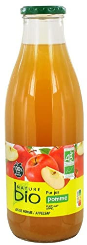 NATURE BIO - Pur Jus De Pomme 1L - le Lot De 4
