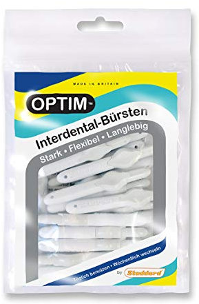 OPTIM Interdentalbürsten 16er Packung, weiß 0,35mm Größe 00