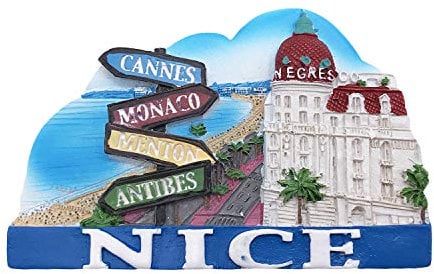 3D Nizza Frankreich Kühlschrank Kühlschrankmagnet Tourist Souvenirs Handarbeit Harz Handwerk Magnetischen Aufkleber Home Küche Dekoration Reise Geschenk