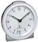 TFA Dostmann 60.1517 Analoger Funk-Wecker, (L) 81 x (B) 31 x (H) 84mm (Silber mit Batterie)