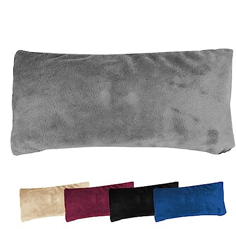 Vivezen - Bouillotte chauffante ou refroidissante 10 x 22 cm déhoussable pour toutes parties du corps - 5 coloris