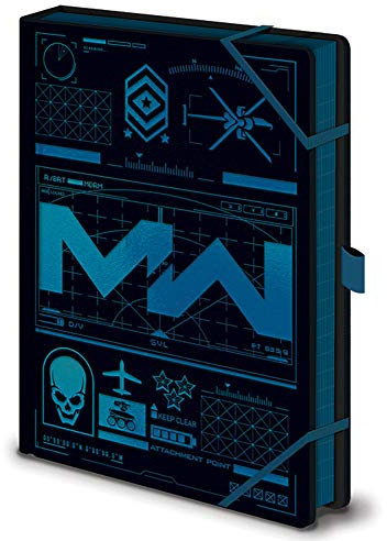 Call of Duty Black - Modern Warfare - Symbole - Premium Notizbuch A5 Format - Größe 15x21 cm