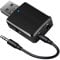 ISOBEL USB Bluetooth Transmitter Receiver, 3 in 1 Sender Empfänger Wireless Audio Adapter mit 3,5 mm AUX für TV PC Kopfhörer Lautspreche Auto Home Stereo, USB Netzteil, Plug and Play