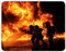 Mousepad Feuerwehr – 24×19 cm Mauspad mit Feuerwehr-Motiv, rutschfest, hochwertiger Druck, Made in Germany