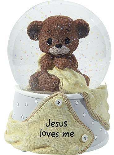 Precious Moments 203108 Jesus Loves Schneekugel aus Kunstharz / Glas, mehrfarbig