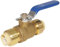Hooshing 1/2 Zoll Push-Fit Full Port Kugelhahn Absperrventil Wasserhahn Push-to-Connect, PEX, Kupfer, CPVC, PE-RT, massives Messing