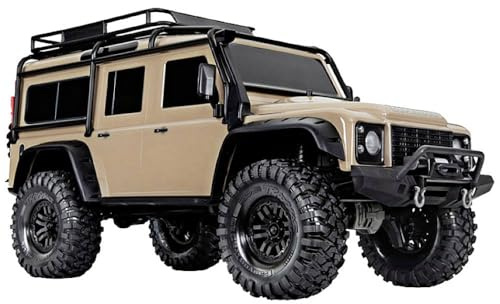 Traxxas Landrover Defender Ready to Race (RTR) Brushed 1:10 RC Modellauto Elektro Crawler Allradantrieb (4WD) RTR 2,4 G