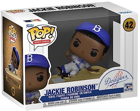 Funko Pop! Jackie Robinson (Slide) Vinyl Figure (Walmart Exclusive)