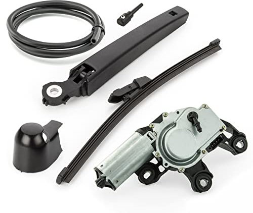 LST Wischermotor Heck Scheibenwischer Motor Wischblatt hinten Kompatibel mit VW Lupo 6X1