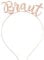 JGA Haarreif Frauen Rosegold Braut Haarreif Bride Haarschmuck Braut Accessoires für Bachelorette Party Hen Party Junggesellinnenabschied Frauen Hochzeitsdeko usw.