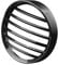 Motorrad Scheinwerfergitter, Asudaro 14 cm/5,5 zoll Motorrad Scheinwerfer Lampen Schirm Retro Runde Scheinwerfer Gitter Universal Motorrad Hauptscheinwerfer Schutzgitter Guard Cover,Kohlefaser schwarz