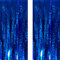 DunkelBlau Backdrop Streamers AILEXI 2 Pack 1M*2.5M Metallic Tinsel Folie Fringe Vorhänge für Photobooth Party Dekor