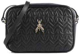 Patrizia Pepe Matelassé Umhängetasche Leder 22 cm