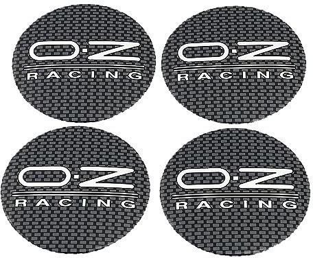 STREHN Auto Radnabenkappen für O.Z OZ Racing 56MM Radnabenabdeckung Reifen Felgendeckel Aufkleber Nabenkappen Abzeichen Sticker Zubehör,F