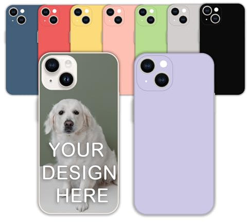 Personalisierte Handyhülle für Apple iPhone 11 Pro Max Hülle Selbst Gestalten mit Eigenem Foto Bild Text Personalisiert Case Flüssigsilikonhülle stoßfeste Schutzhülle Cover für iPhone 11 Pro Max
