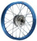 HMParts Alu Felge 14 Zoll vorne Eloxiert Geeignet für fast alle Modelle mit 12 mm Achse Dirt Bike, Pit Bike, XMOTOS, MotoCross (Blau)
