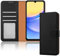 iCatchy for Samsung A15 Case – Leather Wallet Cover, Book Flip Folio with Kickstand, Magnetic Closure, RFID Blocking, Shockproof Protection for Galaxy A15 5G / A15 (Black)