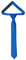 Ladeheid Kinder Krawatte für Jungen - Eleganter matter Look, Vorgebunden mit einem Klettverschluß, Perfekt für besondere Anlässe - Stilvolle Ansteckkrawatte TKM (31cm x 4cm, Blau)