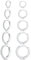 Senteria 5 Paar Kleine Silber Creolen Hypoallergen 925 Silber Creolen Silberne Zirkonia Huggie Ohrringe Knorpel Schläfer Kleine Ohrringe Silberne für Damen Herren 8/10/12/14/16 mm