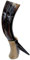 Viking By Heart, Ox Horn Authentic 33+ cm Long, Vikings Drinking Horn with Horn Stand | Cotton Drawstring Bag Included | 11+ OZ Approximate Capacity | Unique Beer Gifts for Men, Husband and Boyfriend