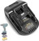 DM18M adapter, compatible for Dewalt 20V MAX battery and compatible for Milwaukee M18 18V, convertible for Makita 18V battery BL1830 BL1840 BL1850 with USB charging port (adapter only)